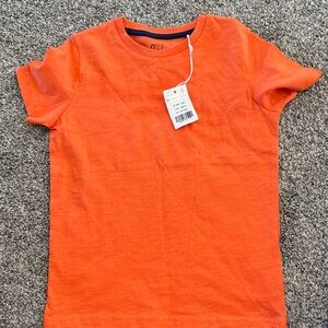 Mini Boden Orange Short Sleeve Tee size 7-8 NWT